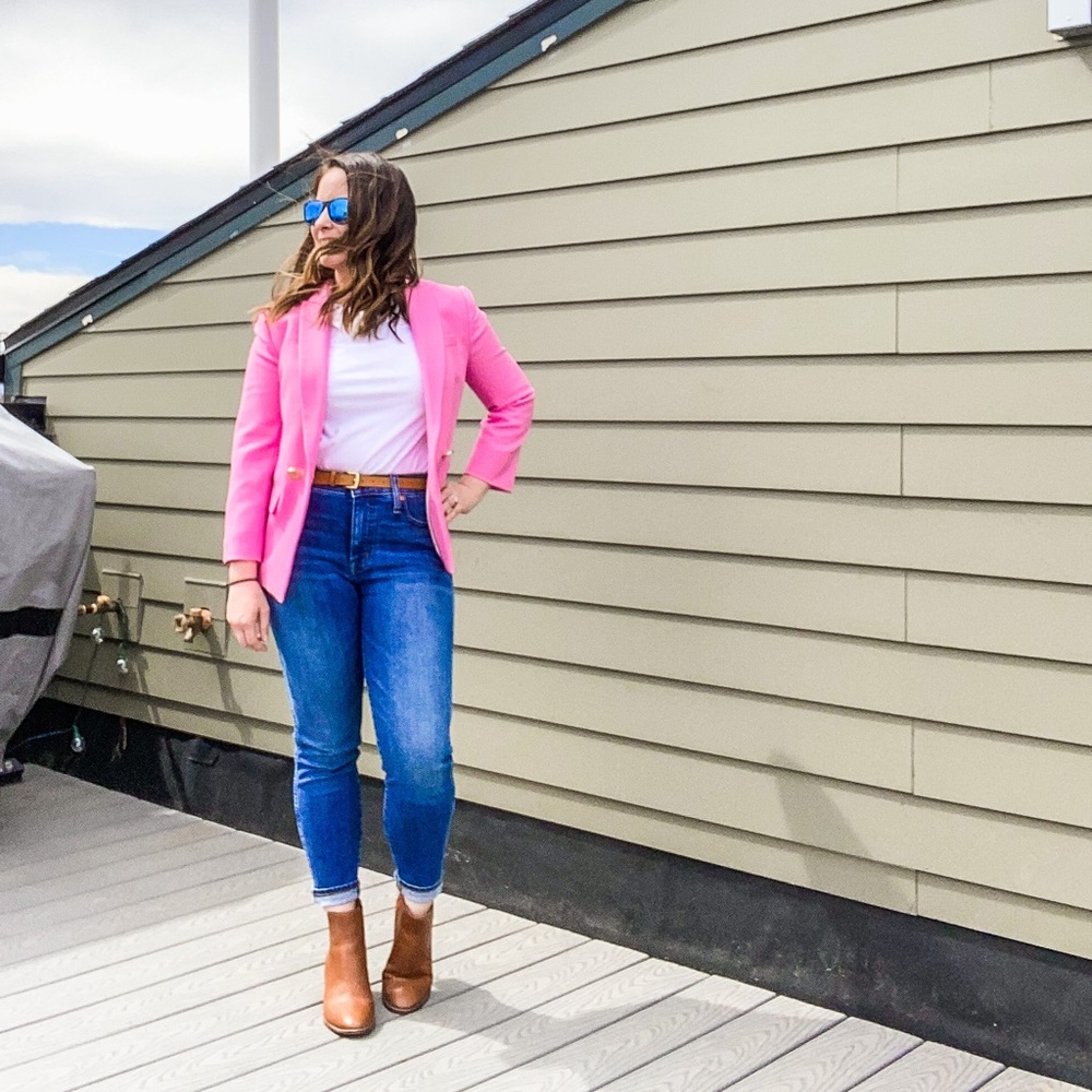 J. Crew Pink Women's Blazer